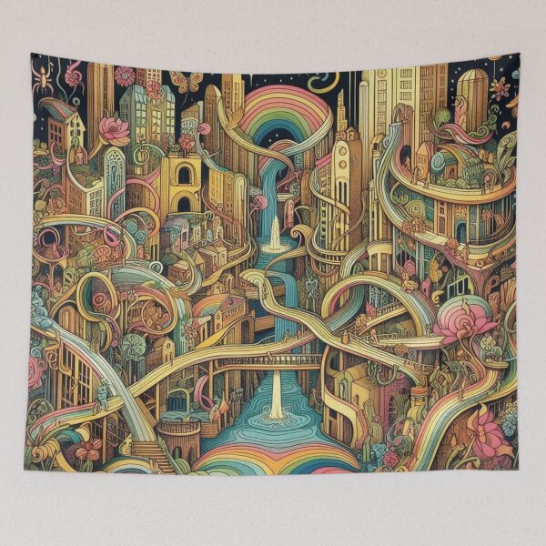 Item preview, Surreal city designed and sold by ready-made.