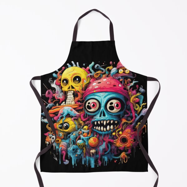 Artikelvorschau, Puppet Bad Trip, Creature Designs, Acid Smile, Psychedelic Fashion, Acid Puppet, Trippy Styles, Lustiges Monster entworfen und verkauft von psytrancedesign.