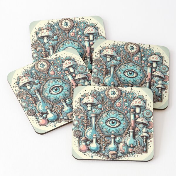 Item preview, Mystical Mushrooms witch magical Fungi designed and sold by CoffeeIsATrip.
