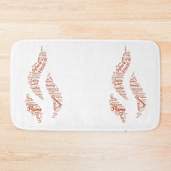 Item preview, Flame Word Cloud designed and sold by Delamoon.