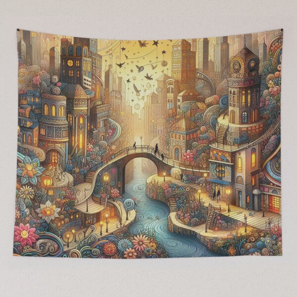 Item preview, Surreal city designed and sold by ready-made.