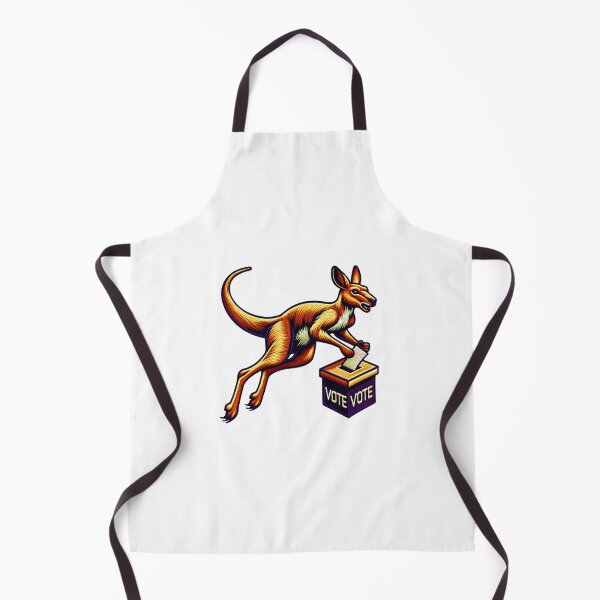 Item preview, Kangaroo Ballot Box Patch Illustration designed and sold by #Adulting Central.