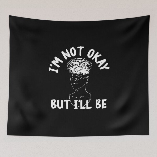Item preview, Not fine quotes: Im down and not okay for sad people designed and sold by The  Knick Knack Nook.