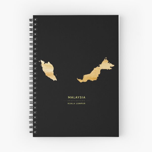 Item preview, Malaysia map in gold color designed and sold by Jerhus.