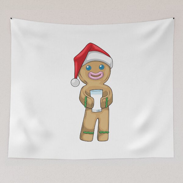 Item preview, Gingerbread man Christmas Milk designed and sold by Snabdesign84.