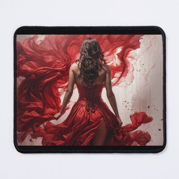 Item preview, Elegant glamourous Lady in red chaos designed and sold by Fantasymachine.