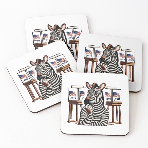 Item preview, Zebra Decision Maker Patch Illustration designed and sold by #Adulting Central.