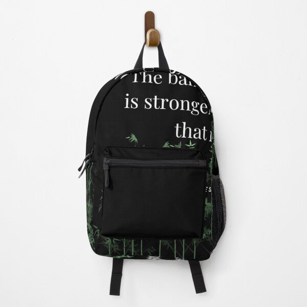 Item preview, "The bamboo that bends is stronger than the oak that resists." - Chinese Proverb Inspirational Quote designed and sold by Bananobanini.
