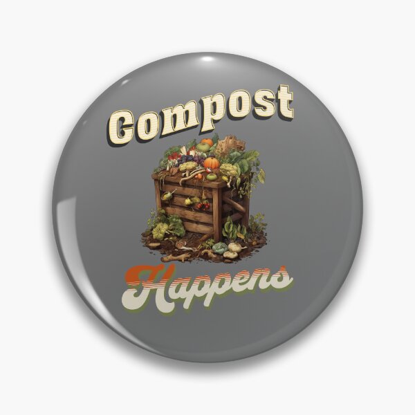 Item preview, Compost happens - Community gardening - Backyard gardening - Master gardener - Grow more - Garden gangster designed and sold by JansenGS.