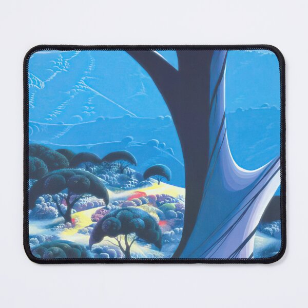 Item preview, Eyvind Earle - Purple Treeand Mountains designed and sold by thompart.