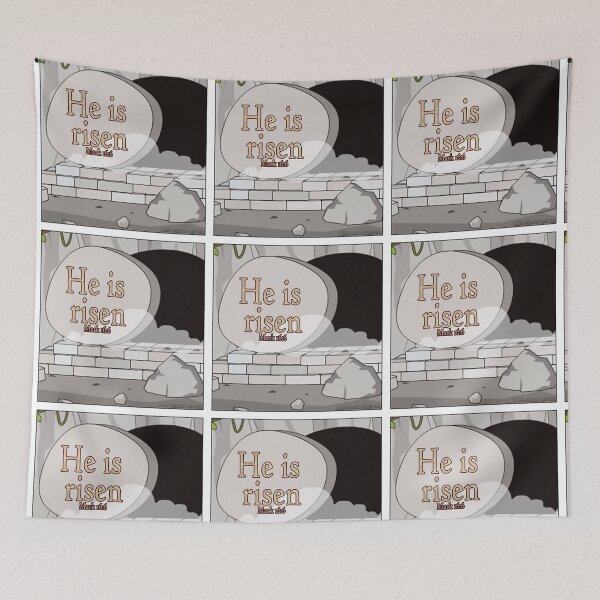 Item preview, He is risen - Easter Theme designed and sold by [insertniftyphrase].