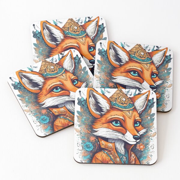 Item preview, Enchanted Fox in Floral Wonderland designed and sold by techiwebicodi.