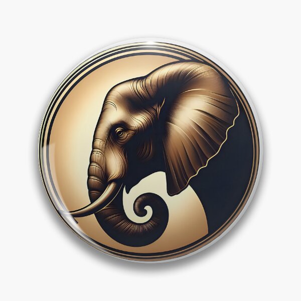 Item preview, Elephant, Golden Medal designed and sold by Wallisart.