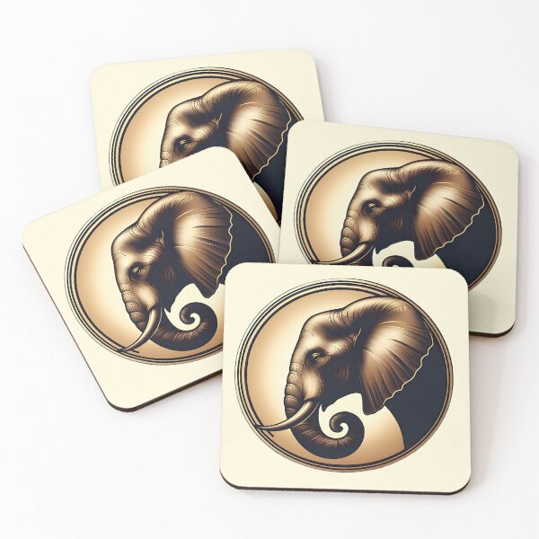 Item preview, Elephant, Golden Medal designed and sold by Wallisart.