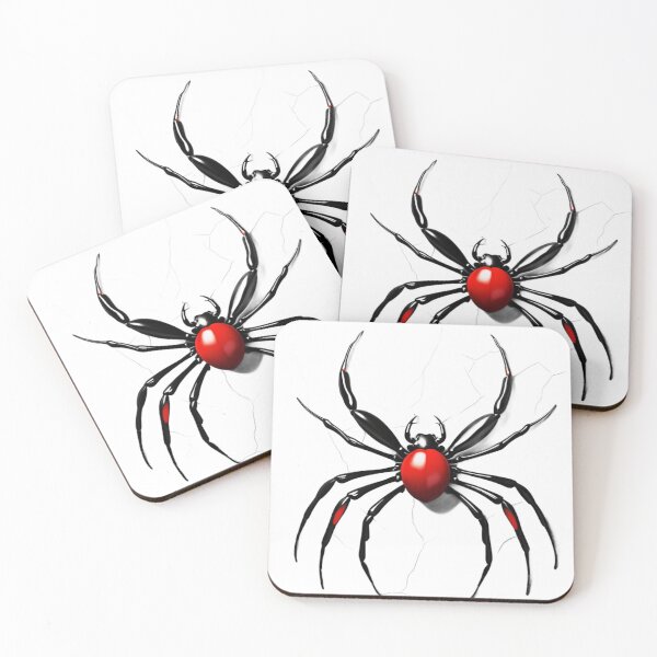Item preview, Simple red back spider designed and sold by BinAlgoPix.