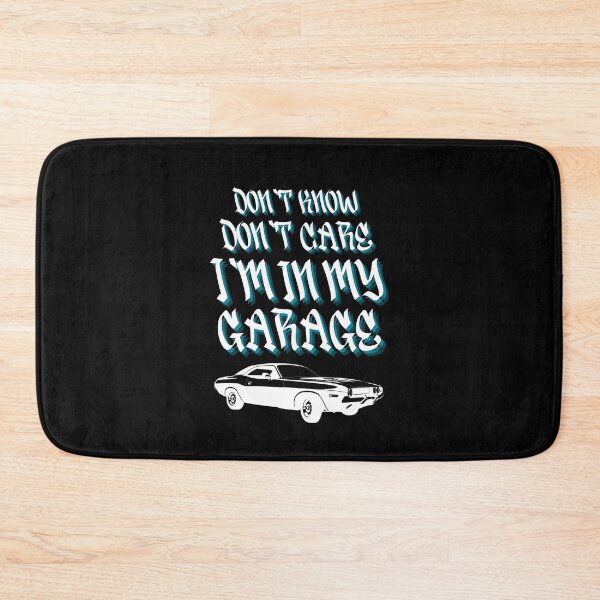 Item preview, Don't know, don't care, I'm in my garage t-shirt designed and sold by THISisIT-eshop.