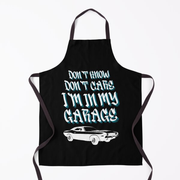 Item preview, Don't know, don't care, I'm in my garage t-shirt designed and sold by THISisIT-eshop.