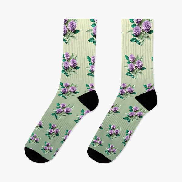 Item preview, Origami-style picture of a Lavender Rose Pattern designed and sold by Petalandfur.