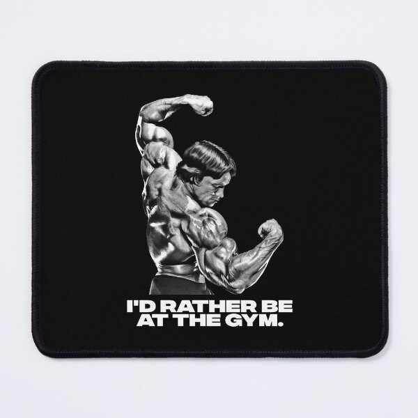 Item preview, I'd rather be at the gym. Arnold Schwarzenegger Fan art. designed and sold by HuzaifaNaveedh.