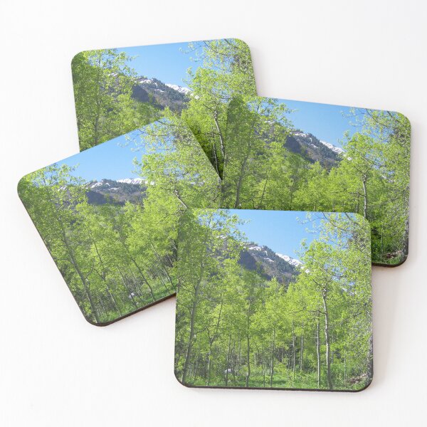 Item preview, Aspen Colorado Mountains and Trees designed and sold by pegdoesart.