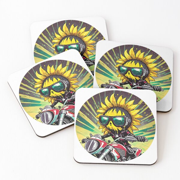 Item preview, Sunflower on a Motorcycle designed and sold by BADESIGNZZ.