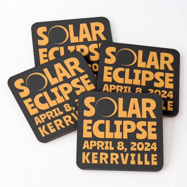 Item preview, Solar Eclipse 2024 Kerrville Texas designed and sold by HandicraftArt.