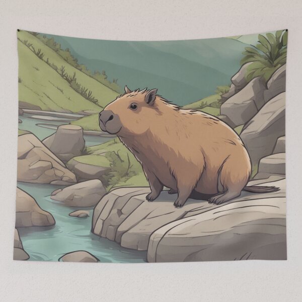 Item preview, Chilling Capibara designed and sold by Giorgino-Gio.
