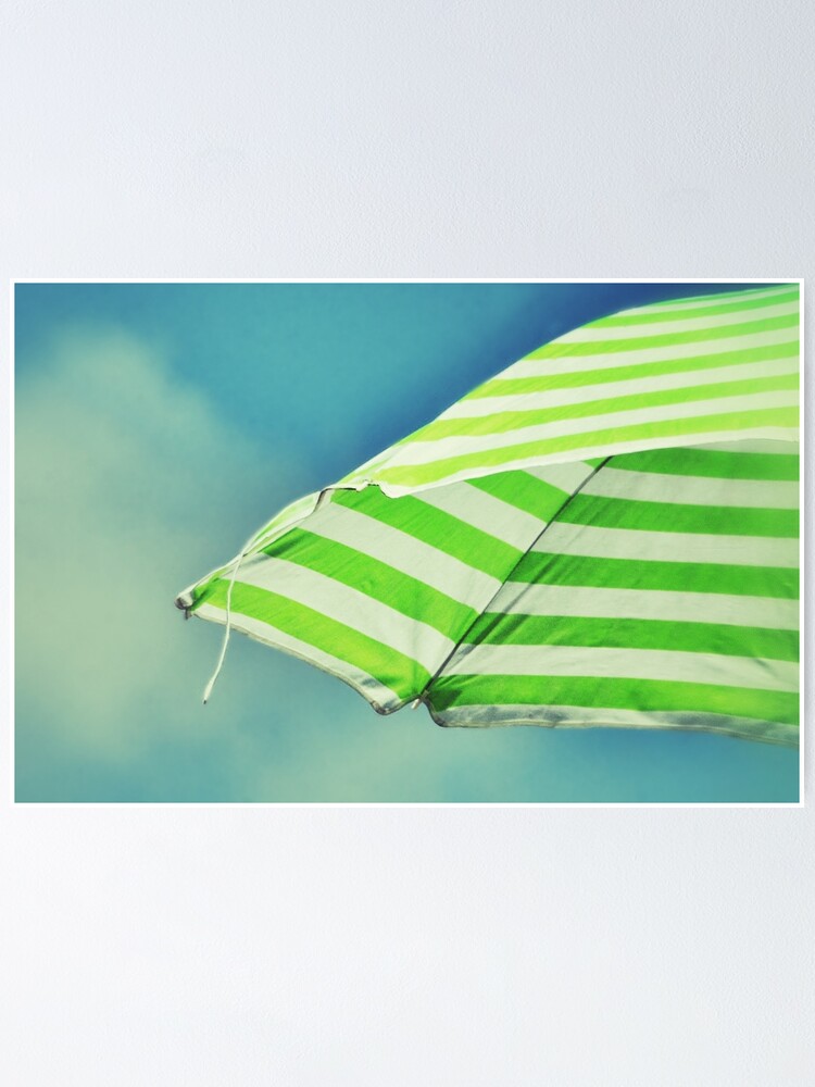 "Beach Umbrella" Poster for Sale by marieGpalcic Redbubble