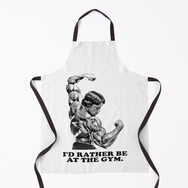 Item preview, I'd rather be at the gym. Arnold Schwarzenegger Fan art. designed and sold by HuzaifaNaveedh.