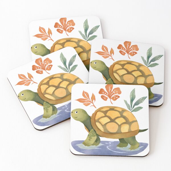 Item preview, Art painting of a turtle is an auspicious animal that represents longevity, sustainability, strength and wisdom. Turtles symbolize health, stability, wealth and success. designed and sold by 9blueart.