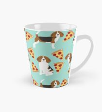 Beagle-Pizza-Hunderasse-Haustiermuster-nette reine Zucht Tasse (konisch)