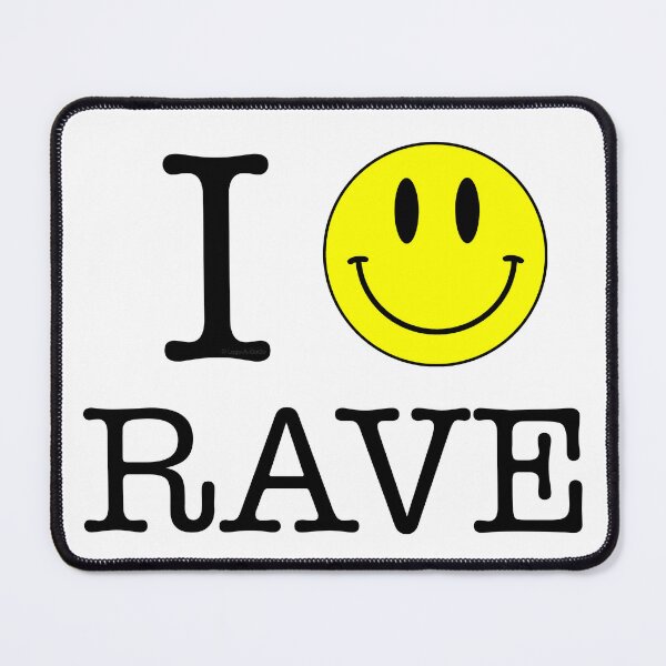 Item preview, I Love Rave NYC Style designed and sold by Logo-A-GoGo.