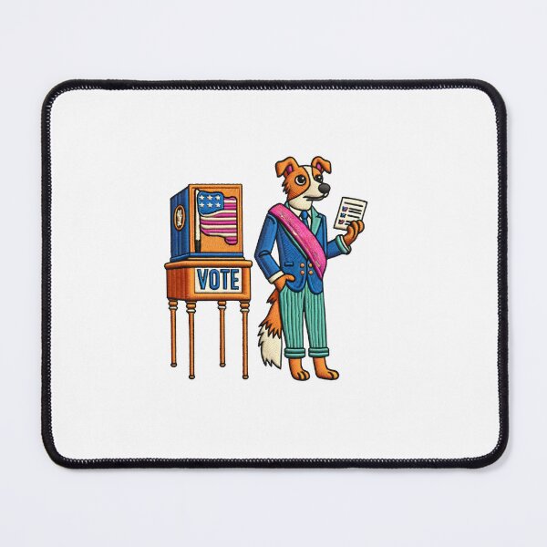 Item preview, Civic Minded Fox Illustration Patch designed and sold by #Adulting Central.
