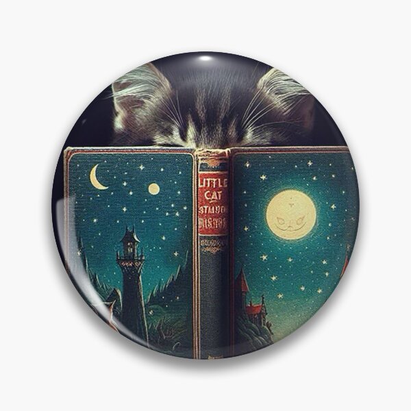 Item preview, Whiskered Wisdom: Paws and Pages designed and sold by autrouvetout.