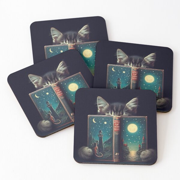 Item preview, Whiskered Wisdom: Paws and Pages designed and sold by autrouvetout.