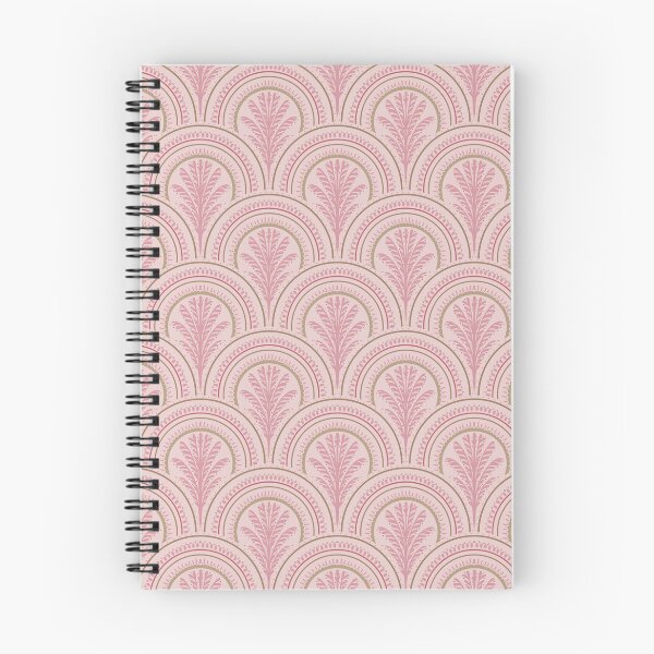 Item preview, Wheat Scallop in Pink designed and sold by blindcat-design.