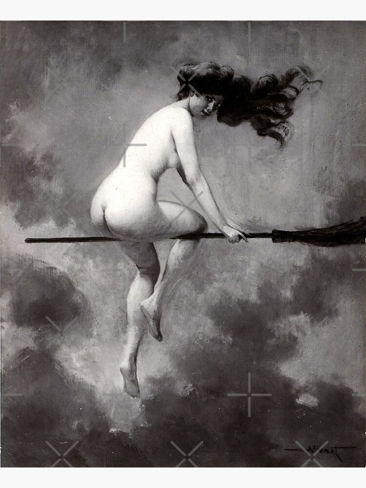 Pour Le Sabbat Witches - Departing for the Sabbath - Albert-Joseph Pénot Photographic Print