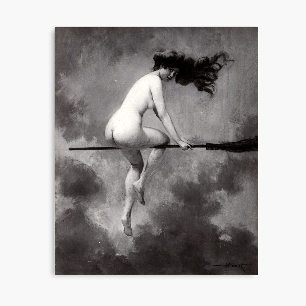 Pour Le Sabbat Witches - Departing for the Sabbath - Albert-Joseph Pénot Photographic Print