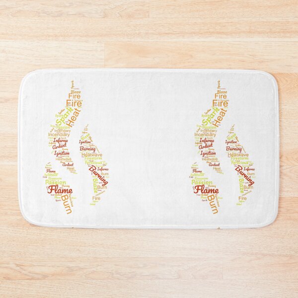 Item preview, Flame Word Cloud designed and sold by Delamoon.