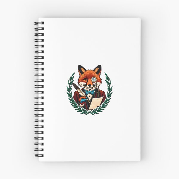 Item preview, Literary Fox Illustration Patch designed and sold by #Adulting Central.