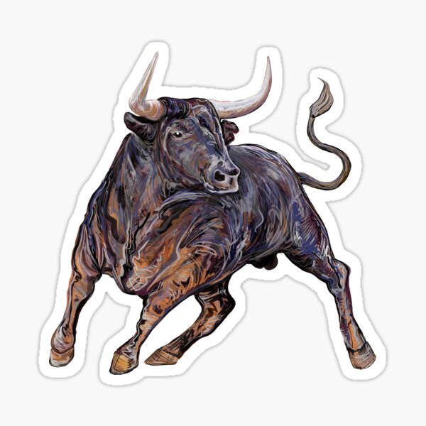 Bull El Toro Taurus Art Sticker