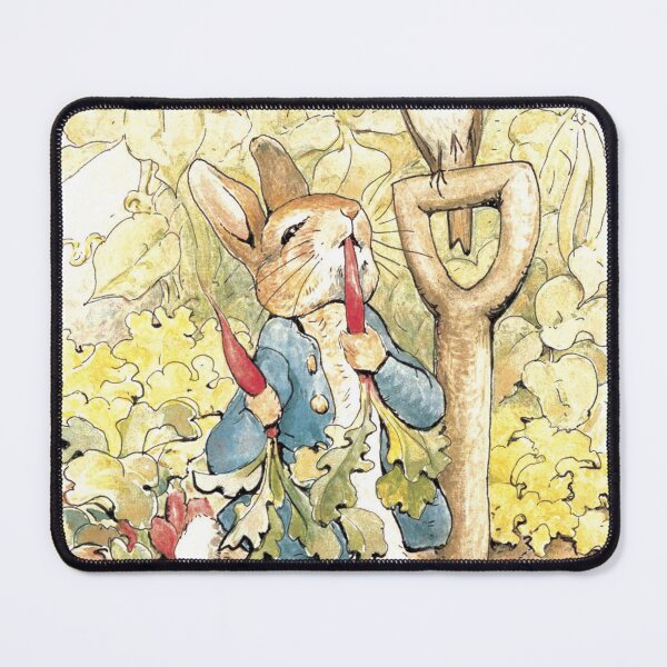 Item preview, Peter Rabbit in the Garden - Beatrix Potter designed and sold by forgottenbeauty.