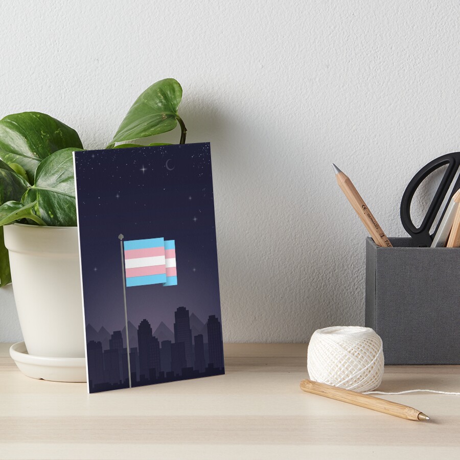 Item preview, Art Board Print designed and sold by FunFlags.