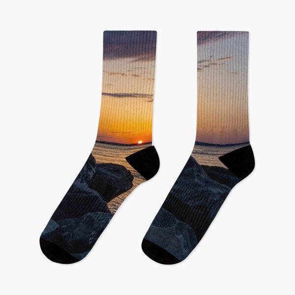 Item preview, Destin Sunset Over Rock Jetty designed and sold by mljdwhite.