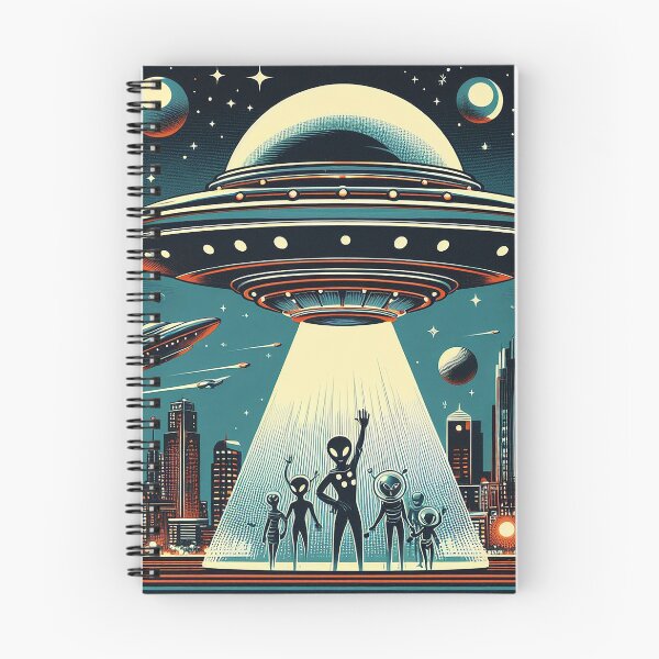 Item preview, Landing Lights: Retro Encounter with Extraterrestrials designed and sold by autrouvetout.