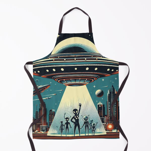 Item preview, Landing Lights: Retro Encounter with Extraterrestrials designed and sold by autrouvetout.