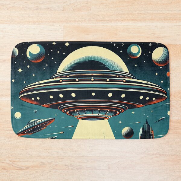 Item preview, Landing Lights: Retro Encounter with Extraterrestrials designed and sold by autrouvetout.