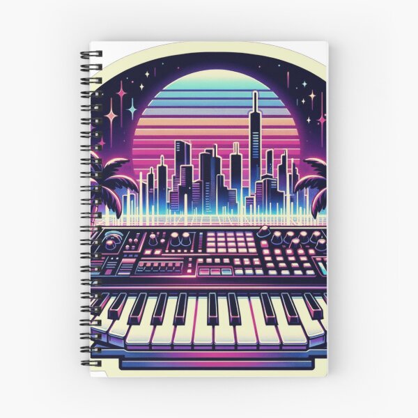 Item preview, Synthesizer City Sticker designed and sold by Pixelfunk.
