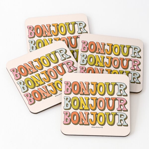 Item preview, Bonjour Bonjour Bonjour designed and sold by doodlebymeg.