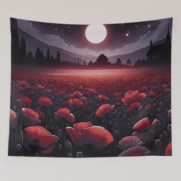 Item preview, Red Flash: Fields of Poppies designed and sold by autrouvetout.